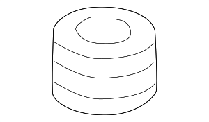 4A0129697 - Engine: Air Cleaner Assembly Grommet for Audi Image