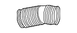 6C129627D - Engine: Intake Hose for Audi Image