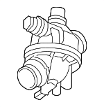11537549476 - Cooling System: Thermostat for BMW: 1 Series M, 128i, 135i, 135is, 325i, 325xi, 328i, 328i xDrive, 328xi, 330i, 330xi, 335i, 335i xDrive, 335is, 335xi, 525i, 525xi, 528i, 528i xDrive, 528xi, 530i, 530xi, 535i, 535i GT, 535i xDrive, 535xi, M3, X3, Z4 Image