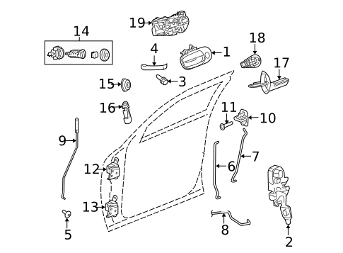 Door for 2016 Dodge Challenger #1
