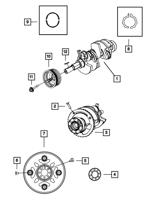 4471933 - 2.4L Turbo Gas; Engine: Flexplate Or Flywheel Backing Plate for Mopar Image