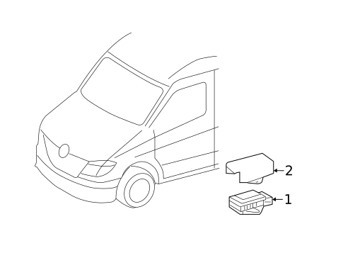 Electrical Components for 2010 Mercedes-Benz Sprinter 2500 #2
