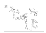 1242900185 - Pedal Assembly: Bearing Bracket for Mercedes-Benz Image