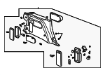 10310575 - Body: Lower Quarter Trim for Pontiac: Aztek Image