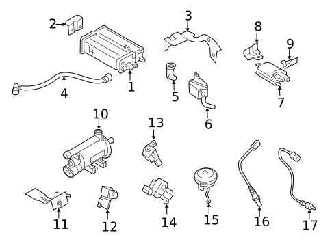 Fuel System Components for 2013 Hyundai Elantra Coupe #1