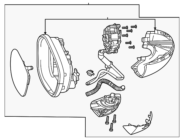 2025 Honda Civic Mirror Set, L. (power) 76258-T20-A23 | Honda