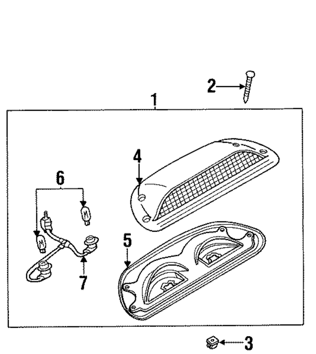 265900B012 - : High Mount Lamp for Nissan Image