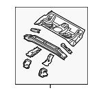 65510A7010 - Body: Rear Floor Pan for Kia: Forte Image