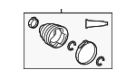 44370W060 - Front Drive Axle: Inner Boot for Toyota: Highlander Image
