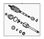434200E080 - : 2010-2013 Toyota Highlander - Axle Assembly for Toyota: Highlander Image
