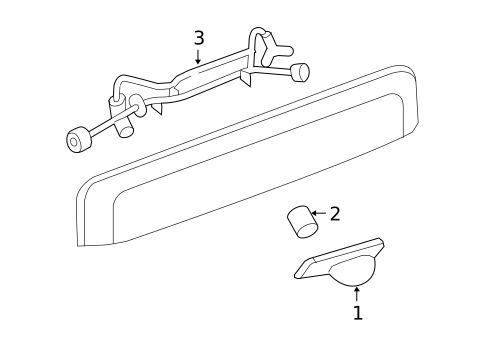 License Lamps for 2008 GMC Yukon #0
