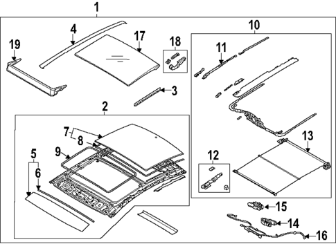 Sunroof for 2025 Hyundai Sonata #0
