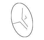 6018170116 - Body: Emblem for Mercedes-Benz Image