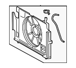 1671121150 - Cooling System: Fan Shroud for Toyota: Prius C Image