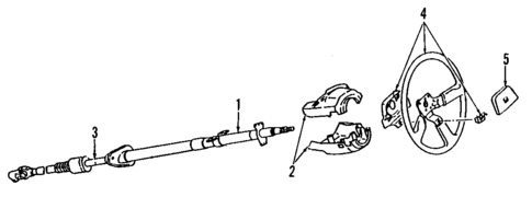Steering Column for 1994 Isuzu Amigo #0