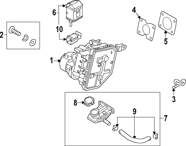 58511NI000 - : Brake Master Cylinder Reservoir for Hyundai Image