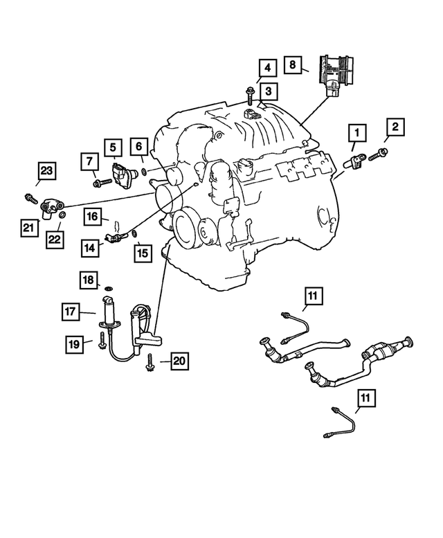 5101116AA - Electrical: Knock Sensor for Mopar Image