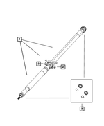 68260011AC - Four Wheel Drive; Differential and Drive Line: Drive Shaft for Jeep: Compass Image