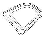 878200W000 - : Quarter Glass for Hyundai: Santa Fe Image