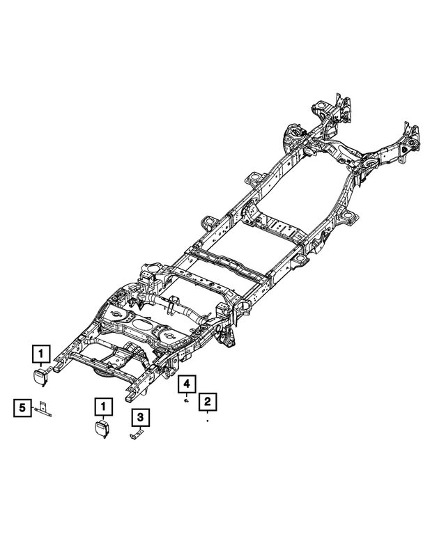 55055270 - Electrical: Tail Stop Backup Lamp, Right for Mopar Image
