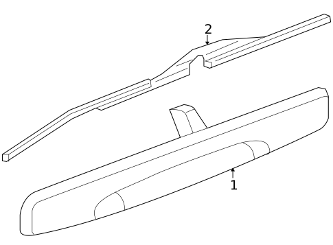 Exterior Trim - Lift Gate for 2004 Pontiac Montana #1