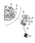 4779687AF - Brakes: Adjustable Pedal Assembly for Mopar Image image
