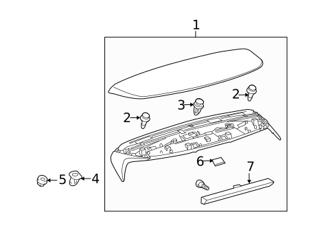 Rear Spoiler for 2012 Lexus RX350 #0
