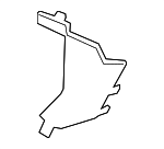 51748079721 - Body: Inlet Cover for BMW: 330e, 330e xDrive, 330i, 330i xDrive, M340i, M340i xDrive Image