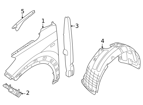 Fender & Components for 2025 Hyundai Tucson #0