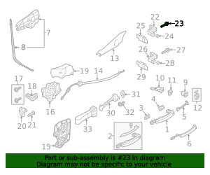 Oem 26f Wht 2008-2018 Audi Upper Hinge Mount Bolt WHT-001-429-A | OEM Parts Online