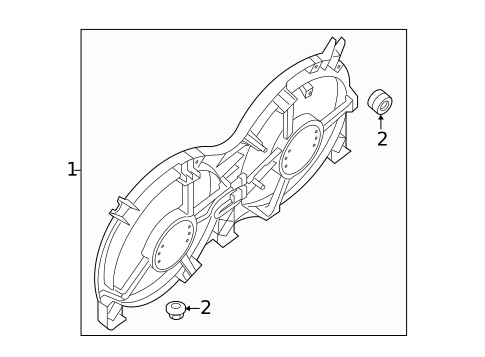 Cooling Fan for 2024 Nissan Murano #0
