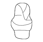 90657SB0003 - Body: Under Cover Clip for Honda: Accord, Fit, Odyssey, Passport, Pilot, Prelude, Ridgeline Image