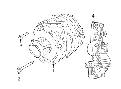 Alternator for 2012 Dodge Journey #0