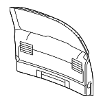 10350277 - Body: Gate Trim Panel for Buick: Terraza | Chevrolet: Uplander | Pontiac: Montana | Saturn: Relay Image