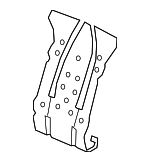 81124TJBA21 - Body: Seat Back Heater for Acura: RDX, TLX Image