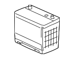 31500TK8A2100M - Electrical: Battery for Honda: Accord, Accord Crosstour, Crosstour, Odyssey, Passport, Pilot, Prelude, Ridgeline Image