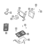 6509090AA - Electrical: Hex Flange Head Bolt for Chrysler: 200, Sebring | Dodge: Avenger, Caliber, Dart, Hornet, Journey | Fiat: 500X | Jeep: Cherokee, Compass, Grand Cherokee, Patriot, Renegade, Wrangler | Ram: ProMaster City Image