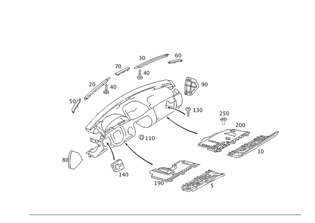 2086800465 - Panelling: Trim Ring for Mercedes-Benz Image image
