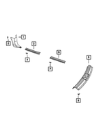 1BE48XDVAB - Interior Trim: Scuff Plate, Right for Mopar Image