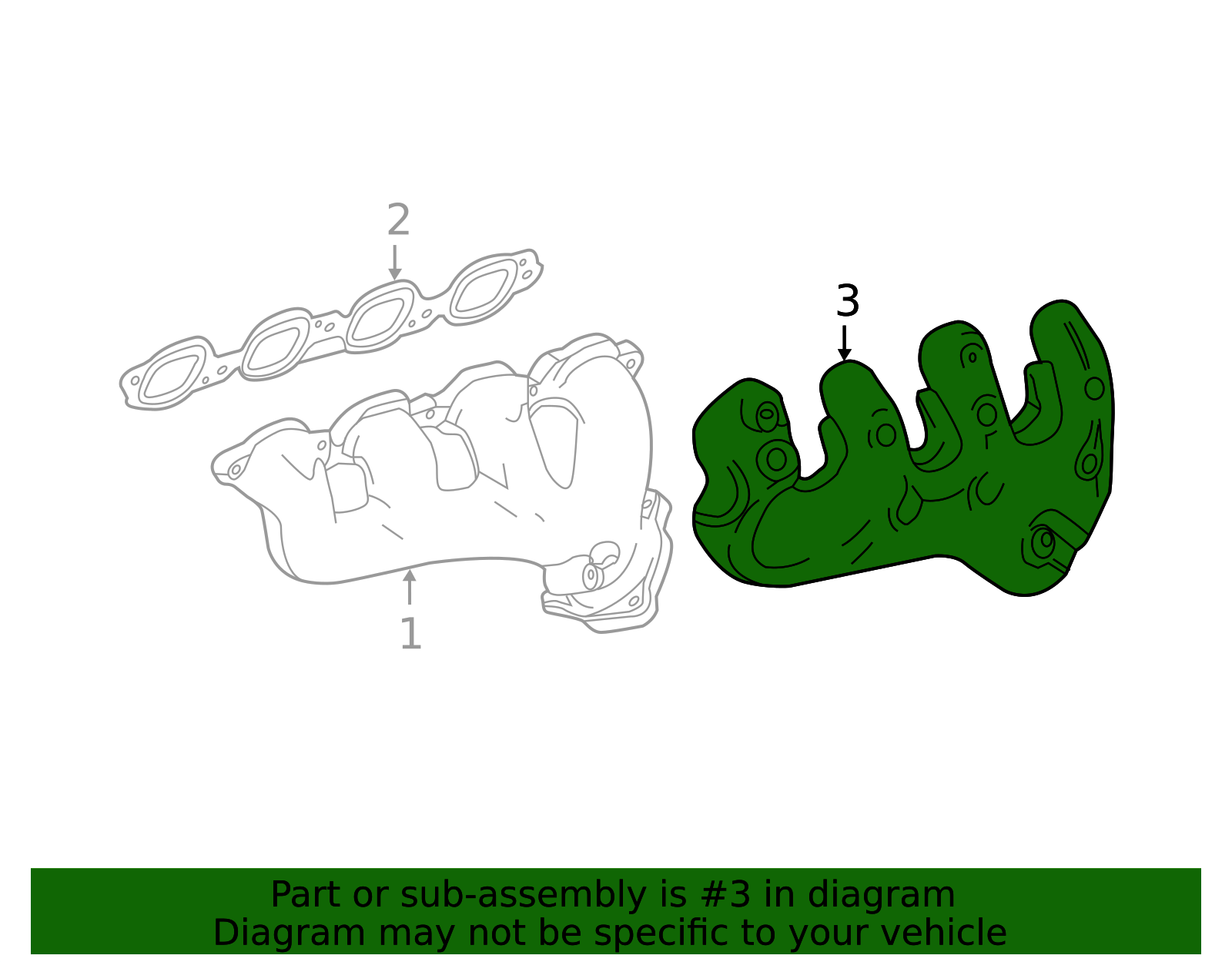 2020-2026 GM Driver Side Exhaust Manifold Heat Shield 12677415 GM ...