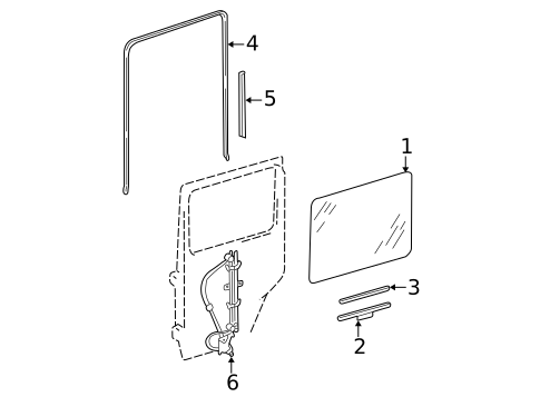 Rear Door for 2004 Mercedes-Benz G55 AMG #0