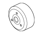 LR123071 - Belts &amp; Cooling: Engine Water Pump Pulley for Land-Rover Image