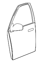 6800165832 - Body: Door Shell for Suzuki Image