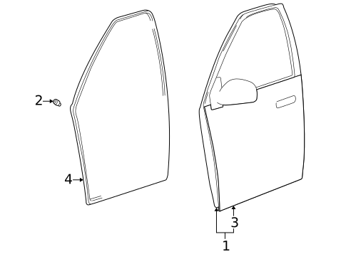 Door & Components for 2003 Suzuki Grand Vitara #0