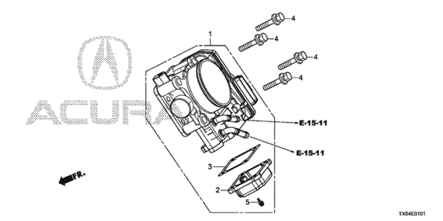 Throttle Body (2.4L) (1) for 2014 Acura ILX #0