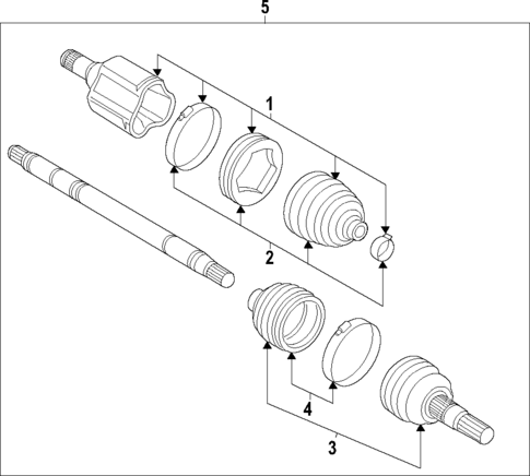 Axle Shafts & Joints for 2020 Cadillac XT6 #0