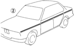 51141933373 - Body: Stripe Tape for BMW Image
