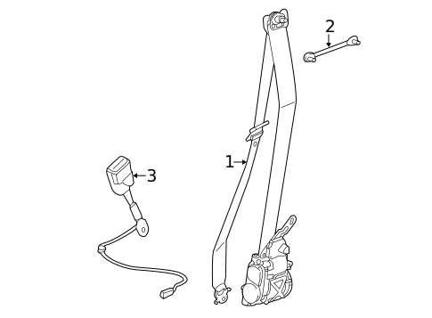 Seat Belt for 2024 BMW X1 #1