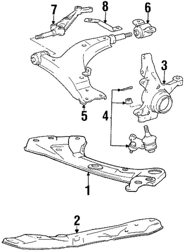 5120120240 - : Suspension Cross-Member for Toyota Image