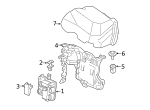 7146976114 - Electrical: Multi Switch Nut for BMW Image